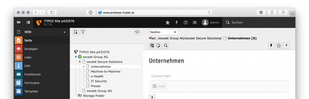 Typo3 Websites