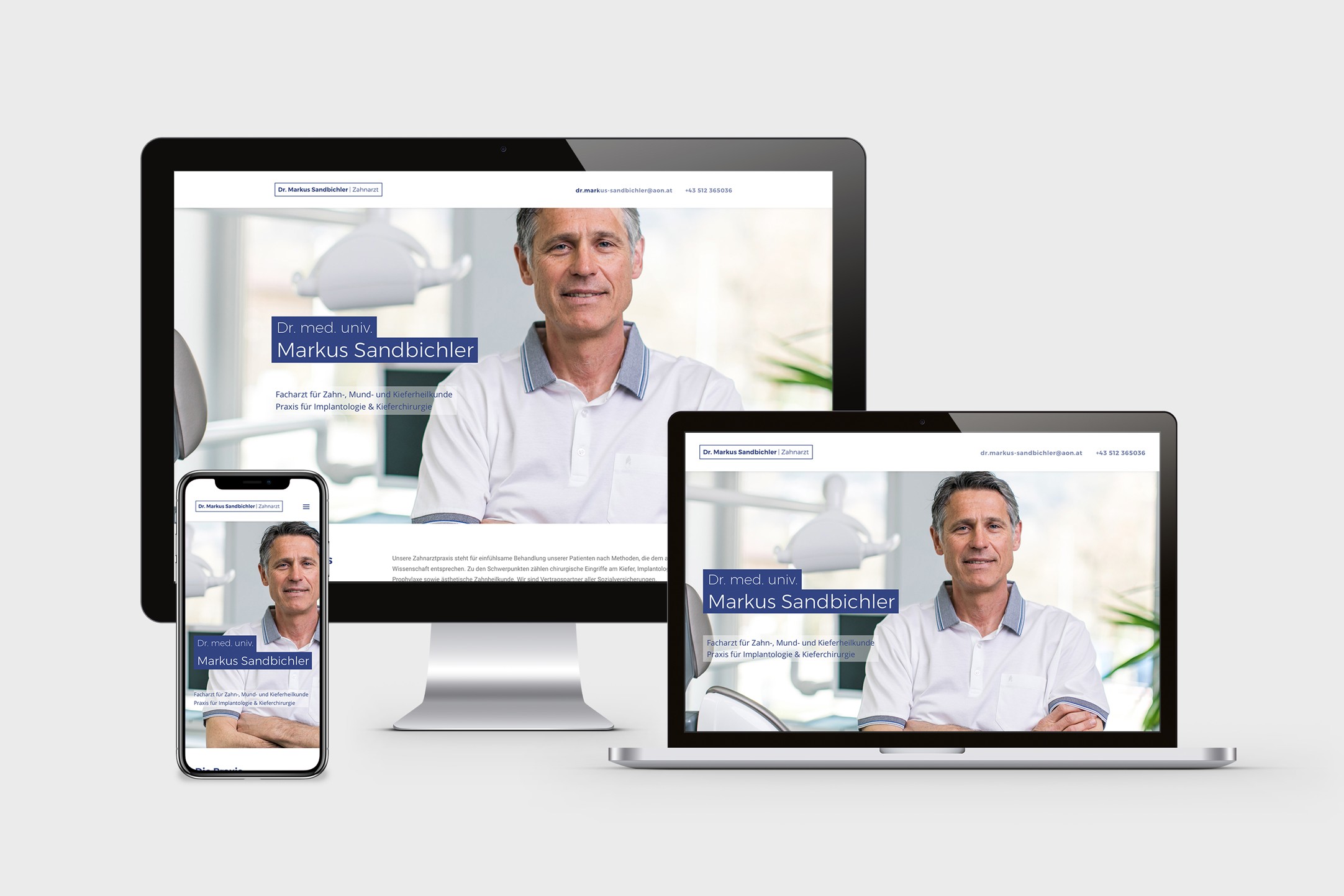 Webdesign Dr. Markus Sandbichler Wordpress