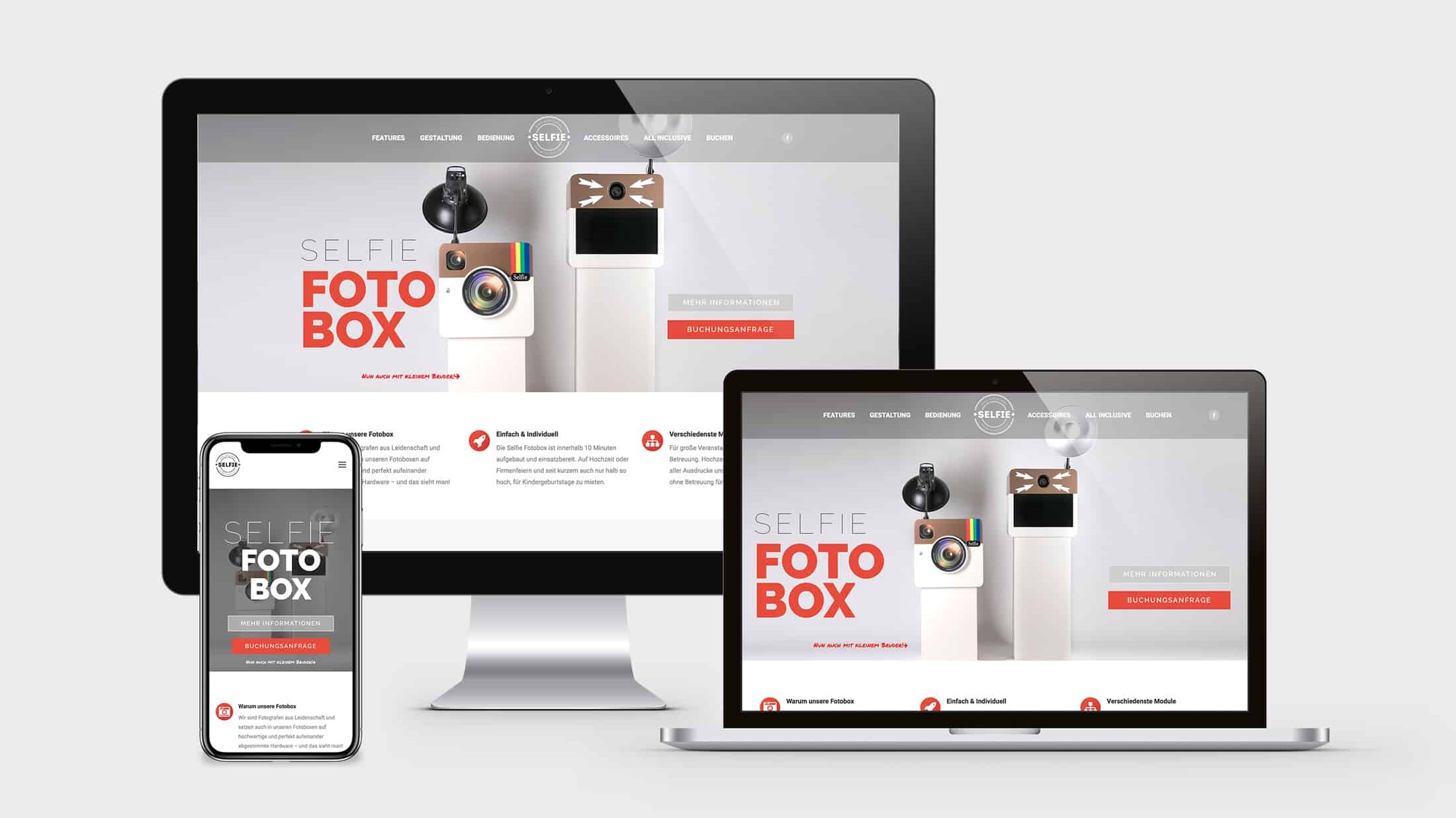 Webdesign / Corporate Design fotobox.tirol