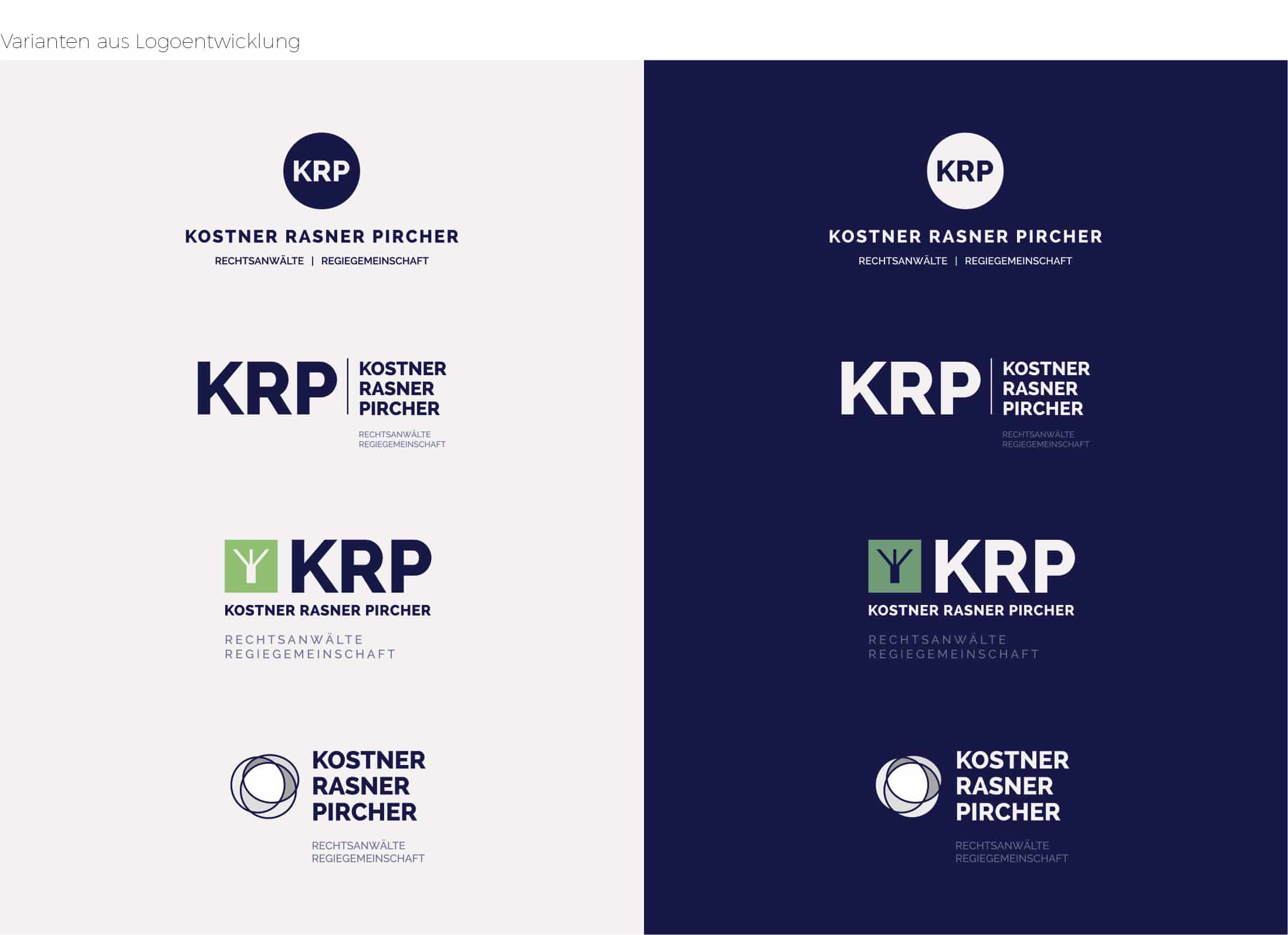 krp kostner rasner pircher logoentwicklung