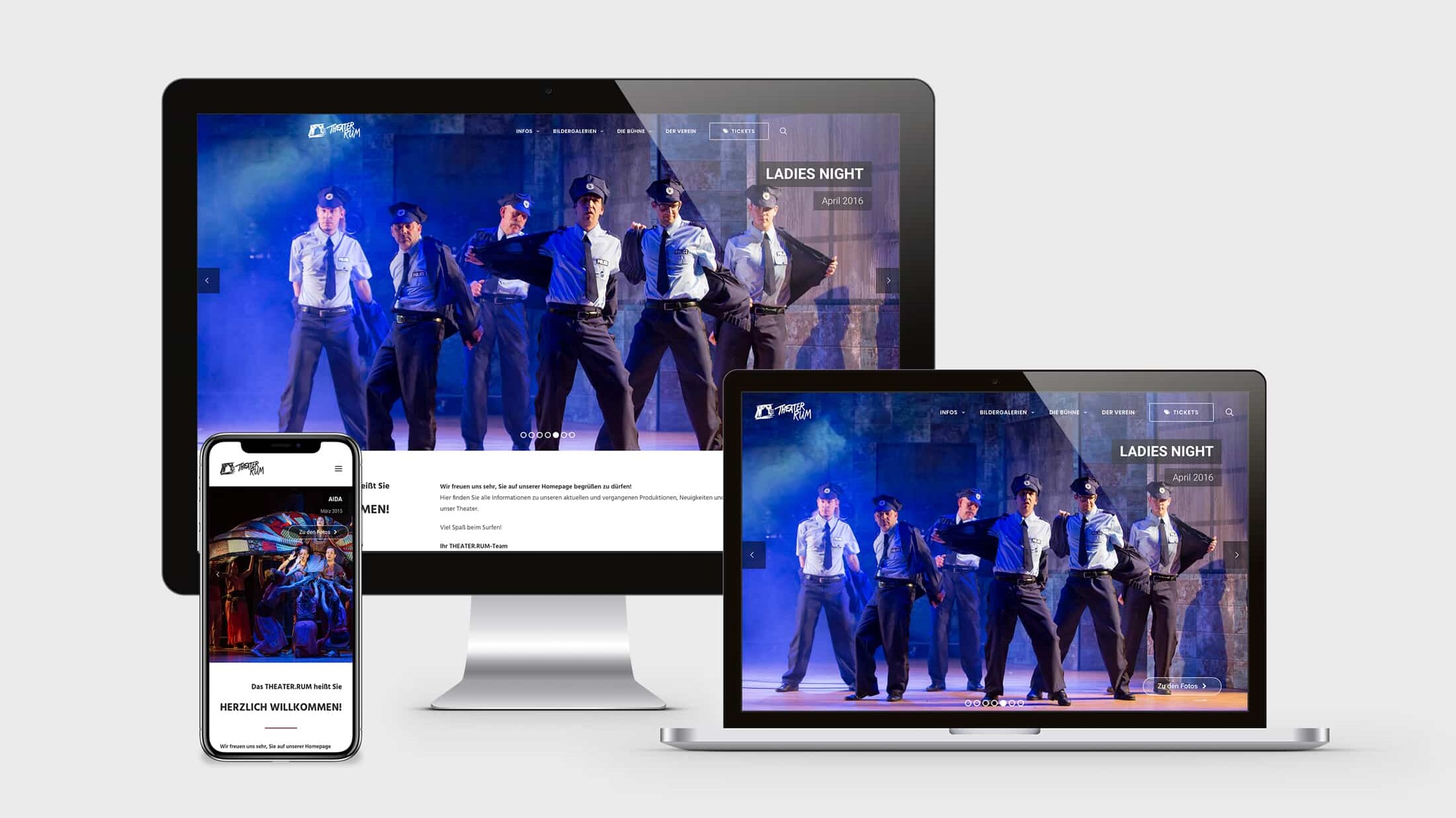 Theater.RUM Webdesign - Website erstellen