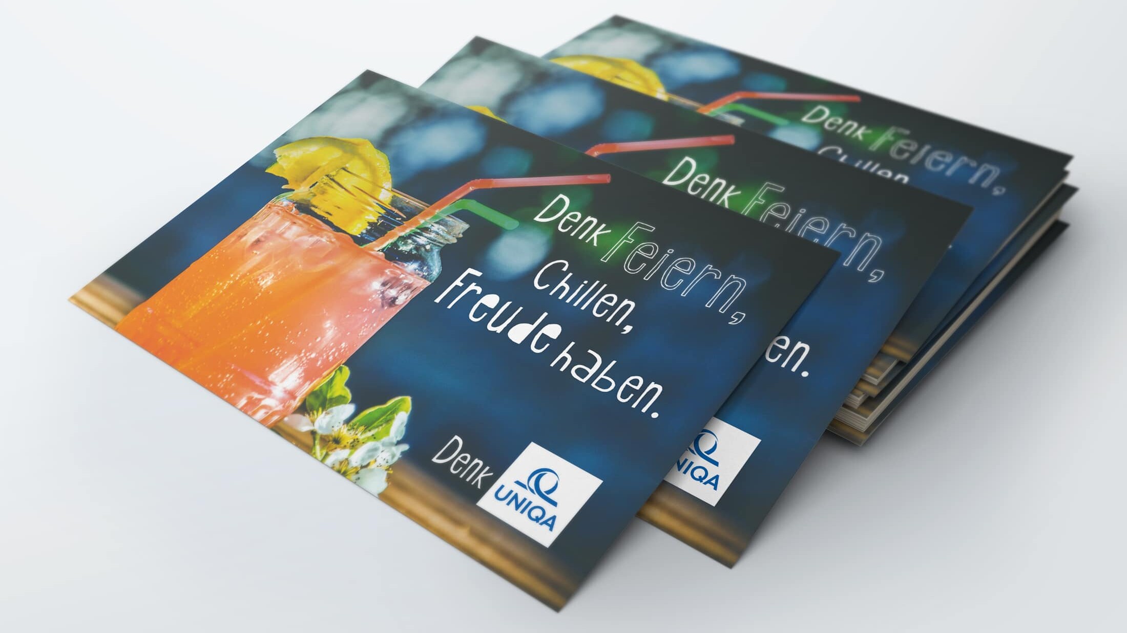 UNIQA Einladung, Corporate Design, Grafikdesign
