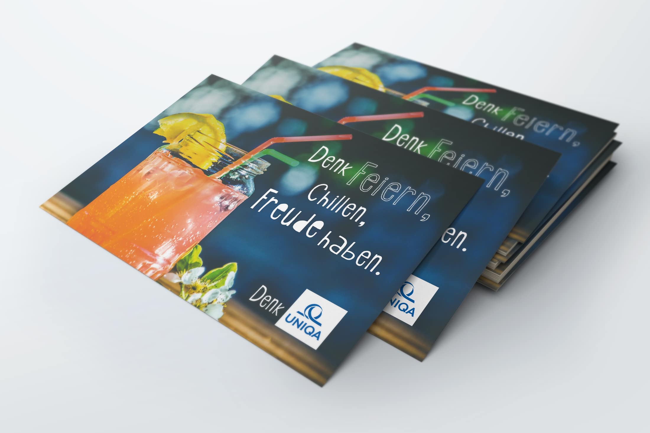 UNIQA Einladung, Corporate Design, Grafikdesign