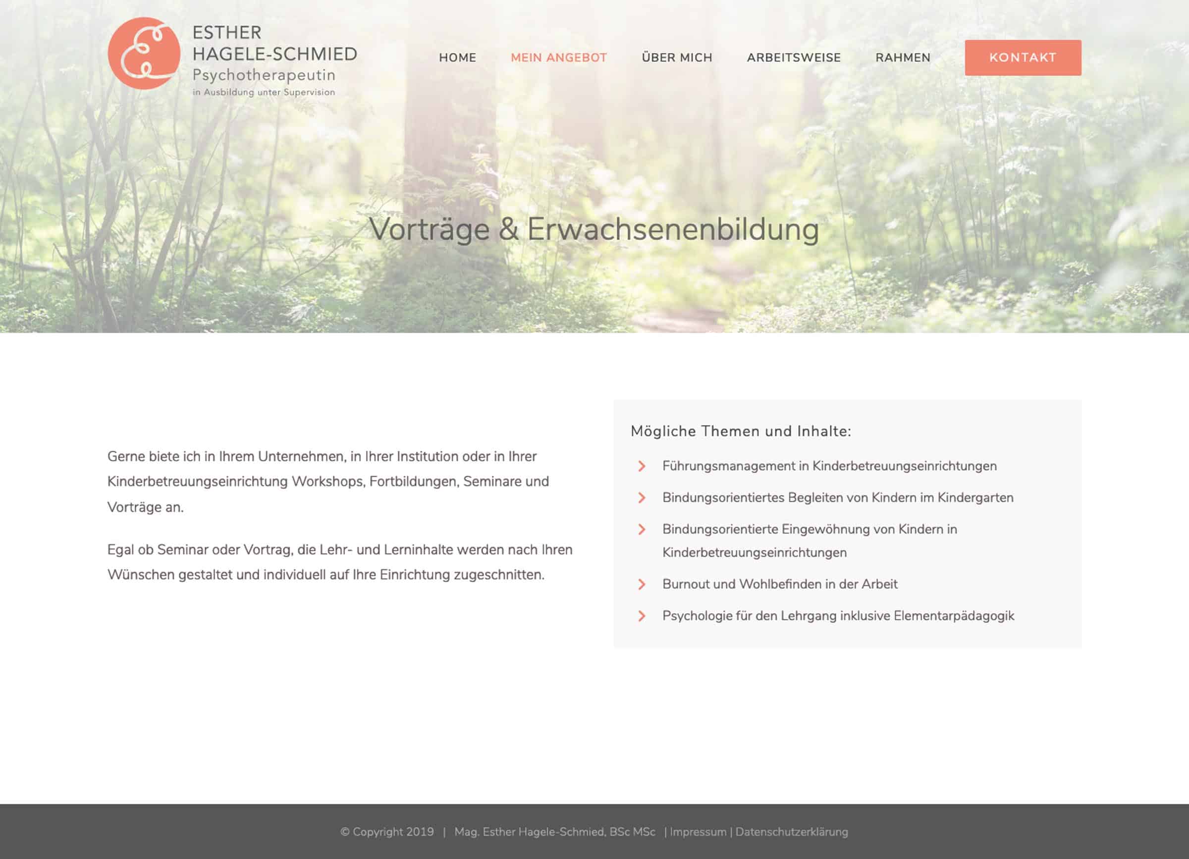 Homepage Psychotherapeutin Esther Hagele Wattens Hall