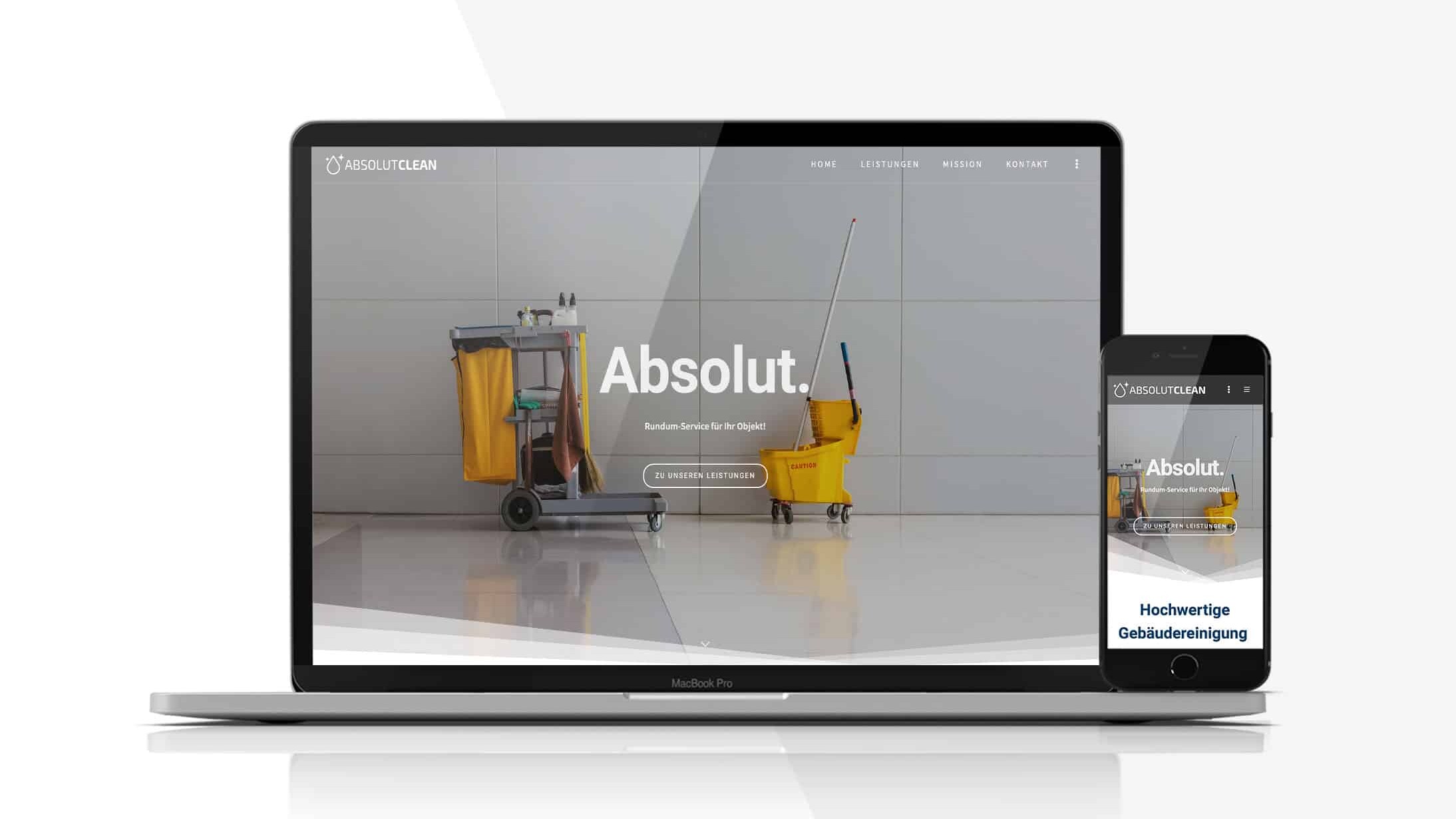 absolutclean responsive design uai