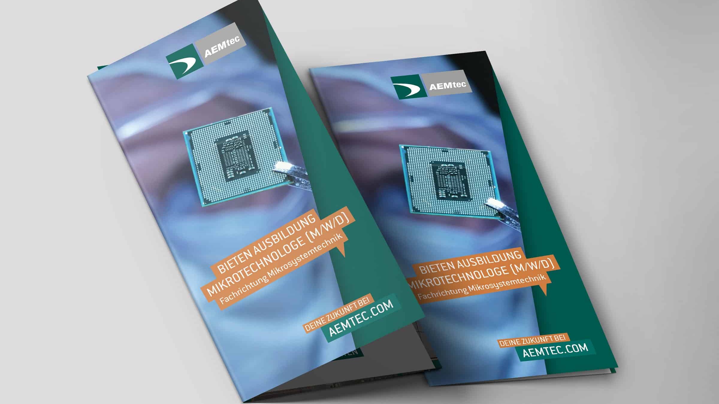 Grafikdesign & Corporate Design Leistungen f&uuml;r AEMtec GmbH, Berlin