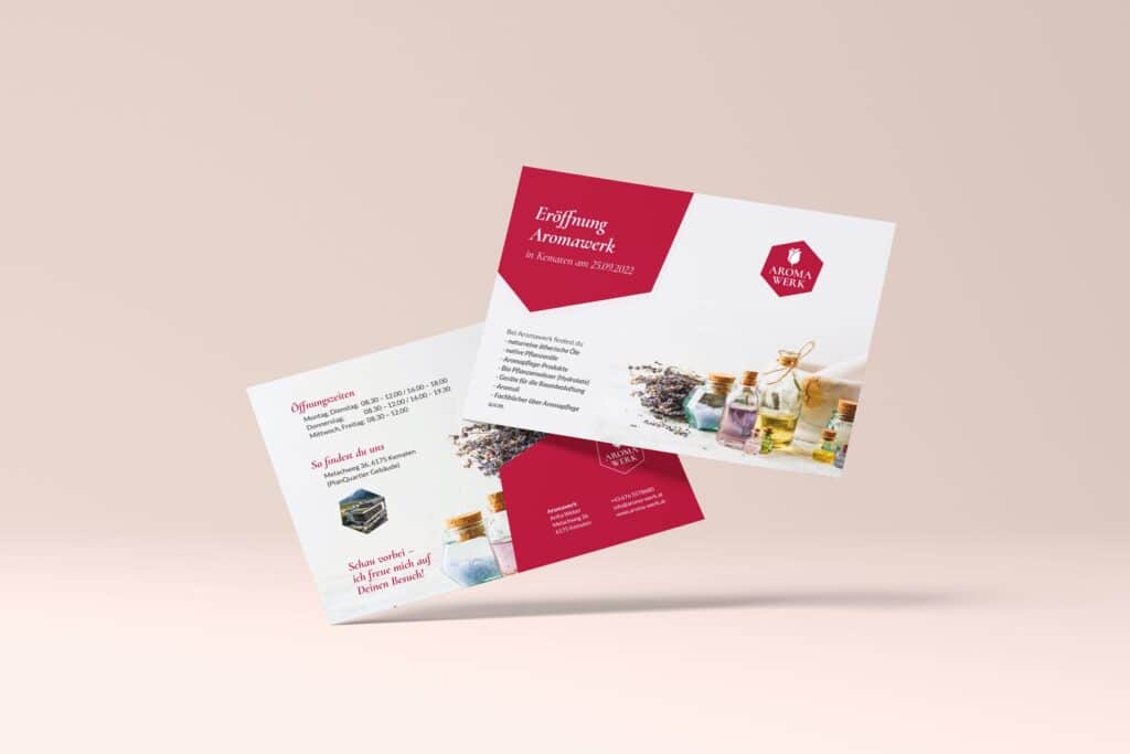 Aromawerk Logodesign Corporate Design - Grafikdesign - Andreas Huber Tirol