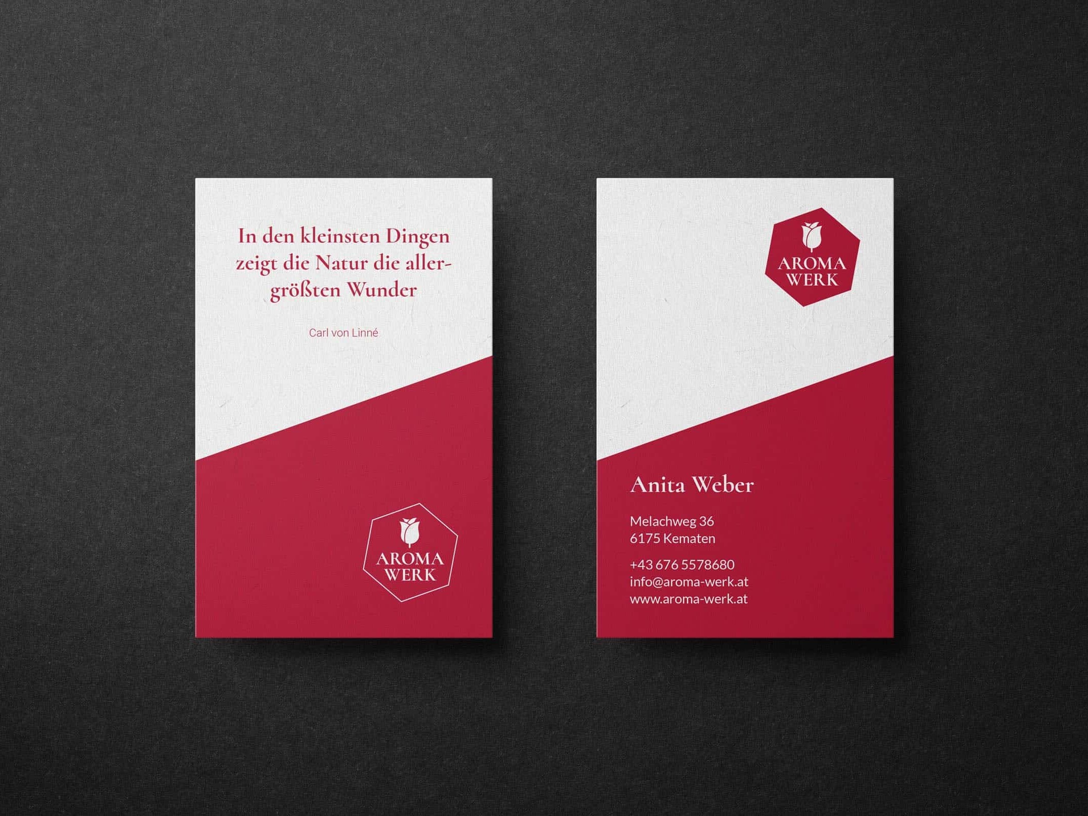 Aromawerk Logodesign Corporate Design - Grafikdesign - Andreas Huber Tirol