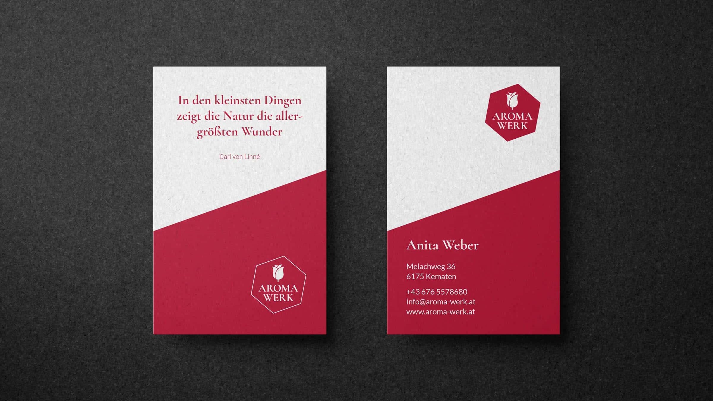 Aromawerk Logodesign Corporate Design - Grafikdesign - Andreas Huber Tirol