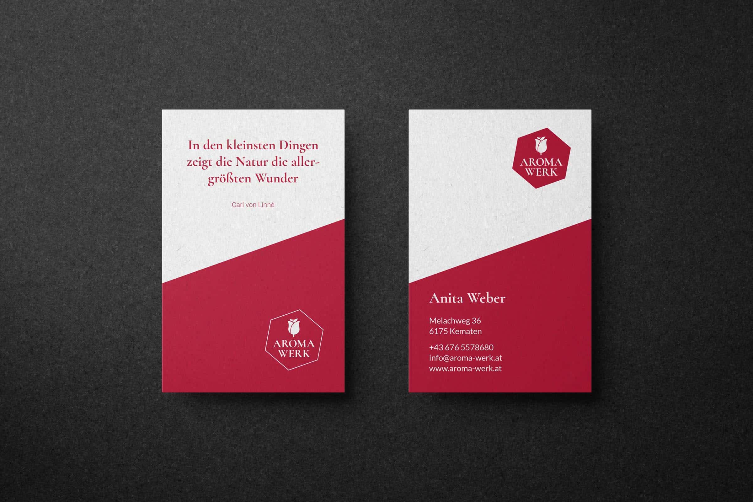 Aromawerk Logodesign Corporate Design - Grafikdesign - Andreas Huber Tirol