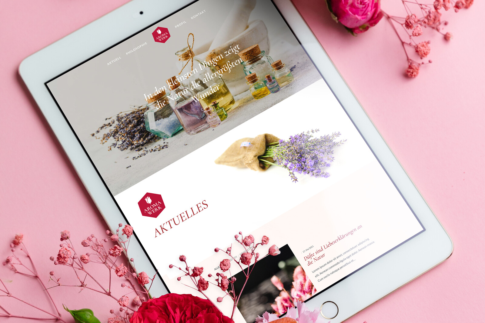 Aromawerk Anita Weber Webdesign Tirol Andreas Huber Website