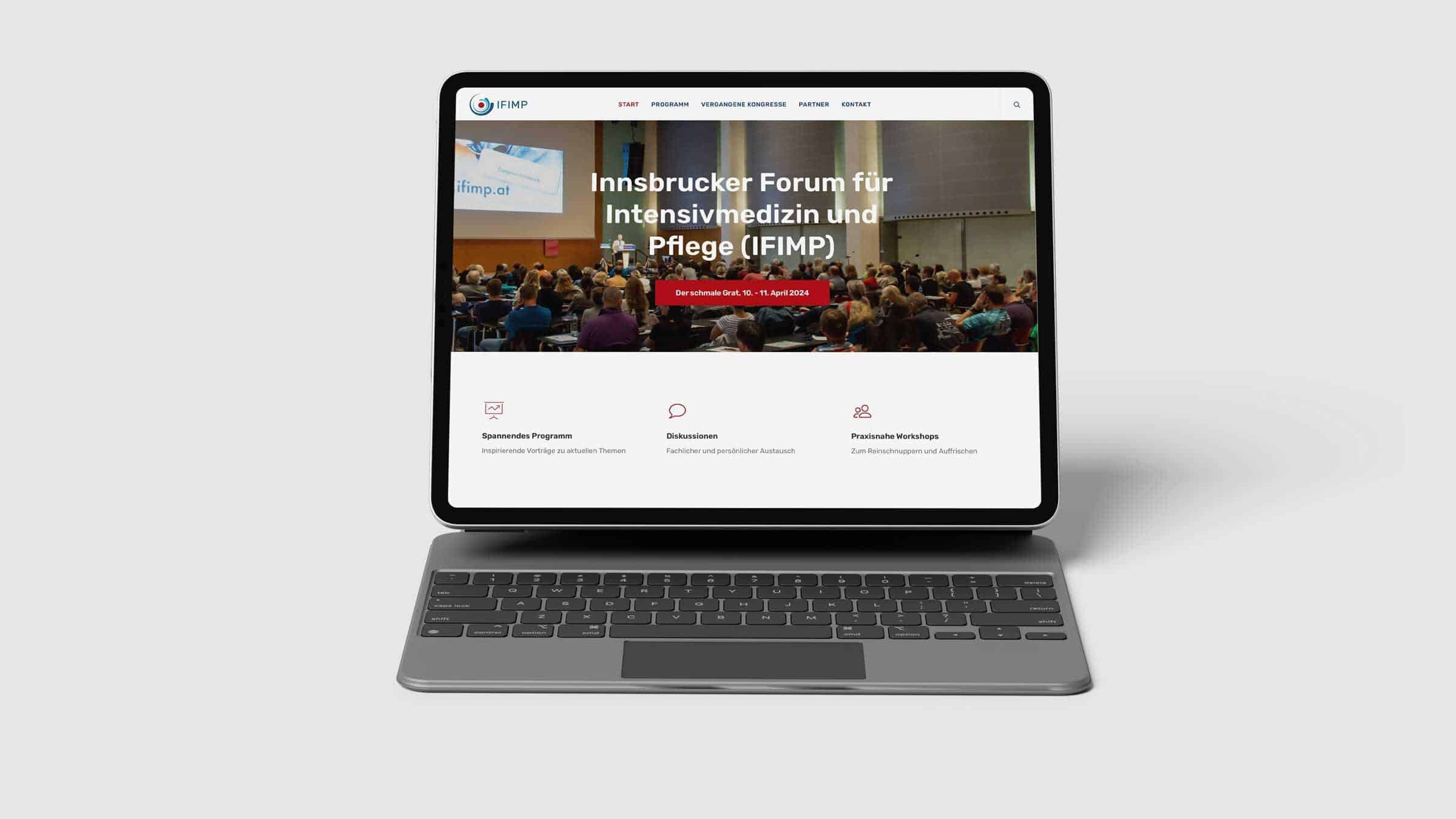 Webdesign Website Wordpress IFIMP - Innsbruck, Tirol, Andreas Huber
