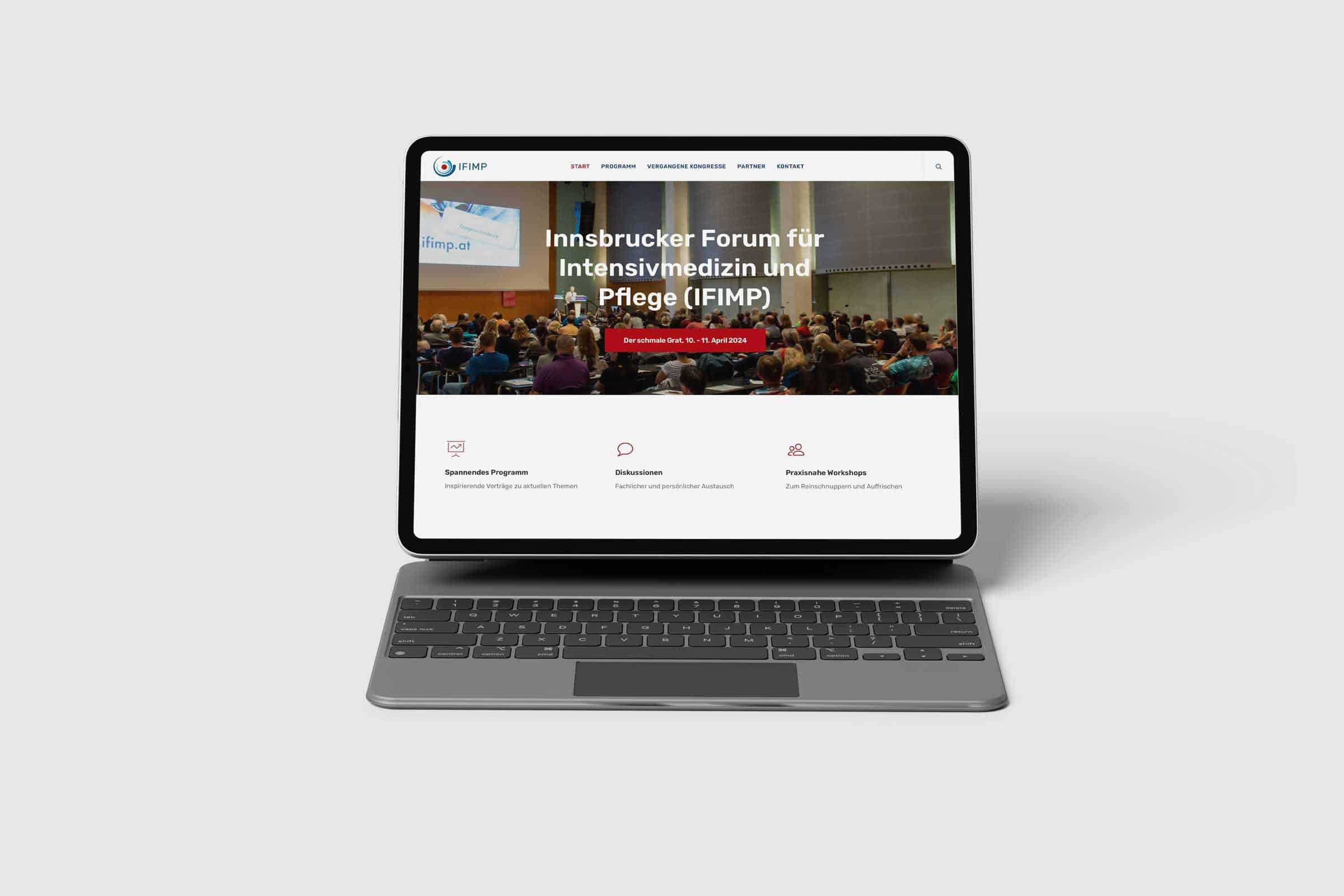 Webdesign Website Wordpress IFIMP - Innsbruck, Tirol, Andreas Huber