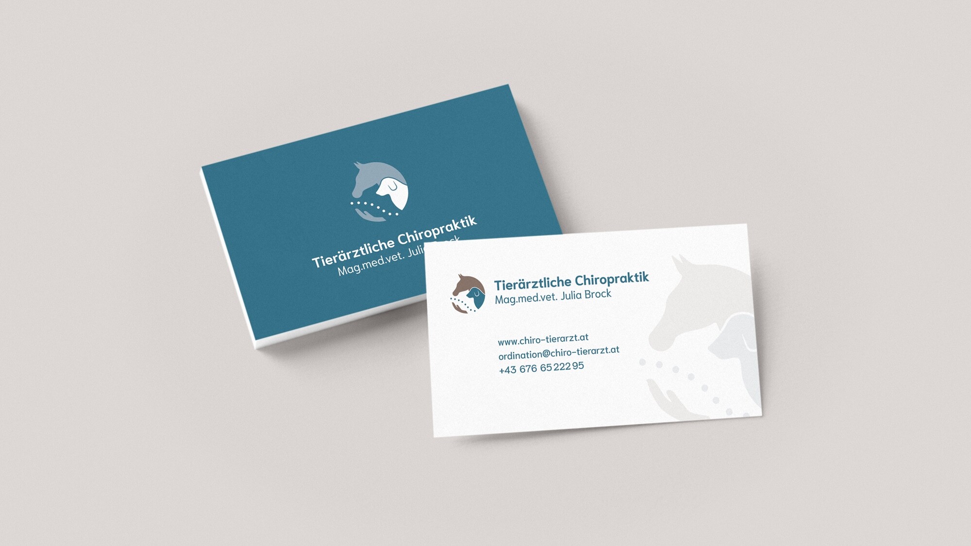 Design, Grafikdesign & Webdesign f&uuml;r Chiro-Tierarzt - Andreas Huber Tirol