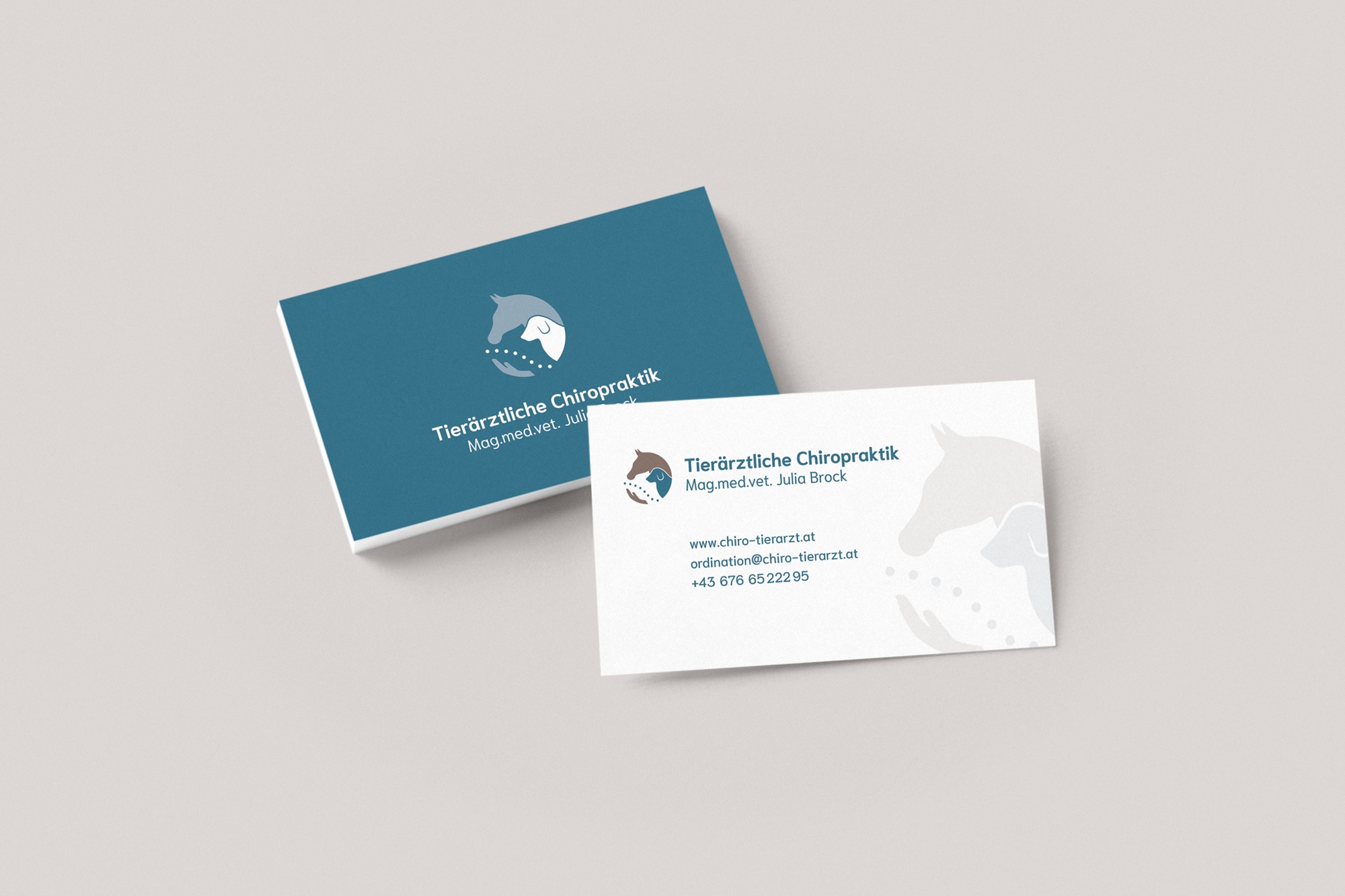 Design, Grafikdesign & Webdesign für Chiro-Tierarzt - Andreas Huber Tirol
