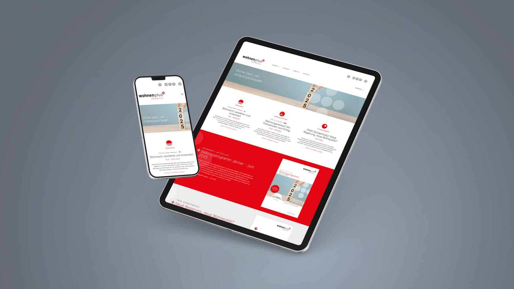 Typo3 Agentur - Webdesign f&uuml;r Wohnen Plus Akademie Wien