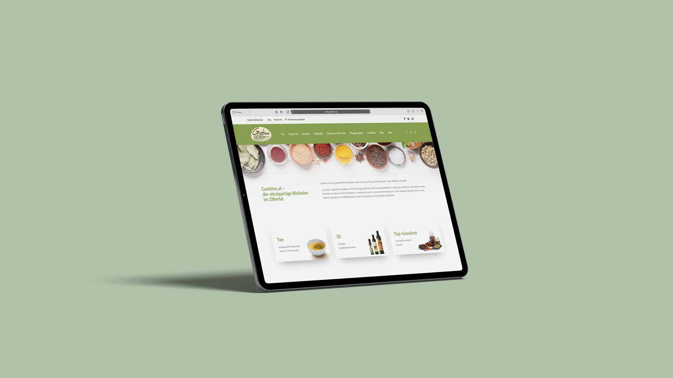 Webdesign Tirol - Webshop Agentur Andreas Huber - Gustimo.at