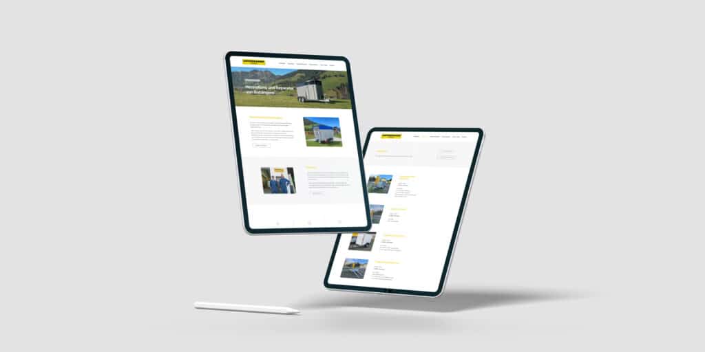 Wordpress Webdesign für Unterrader Anhänger