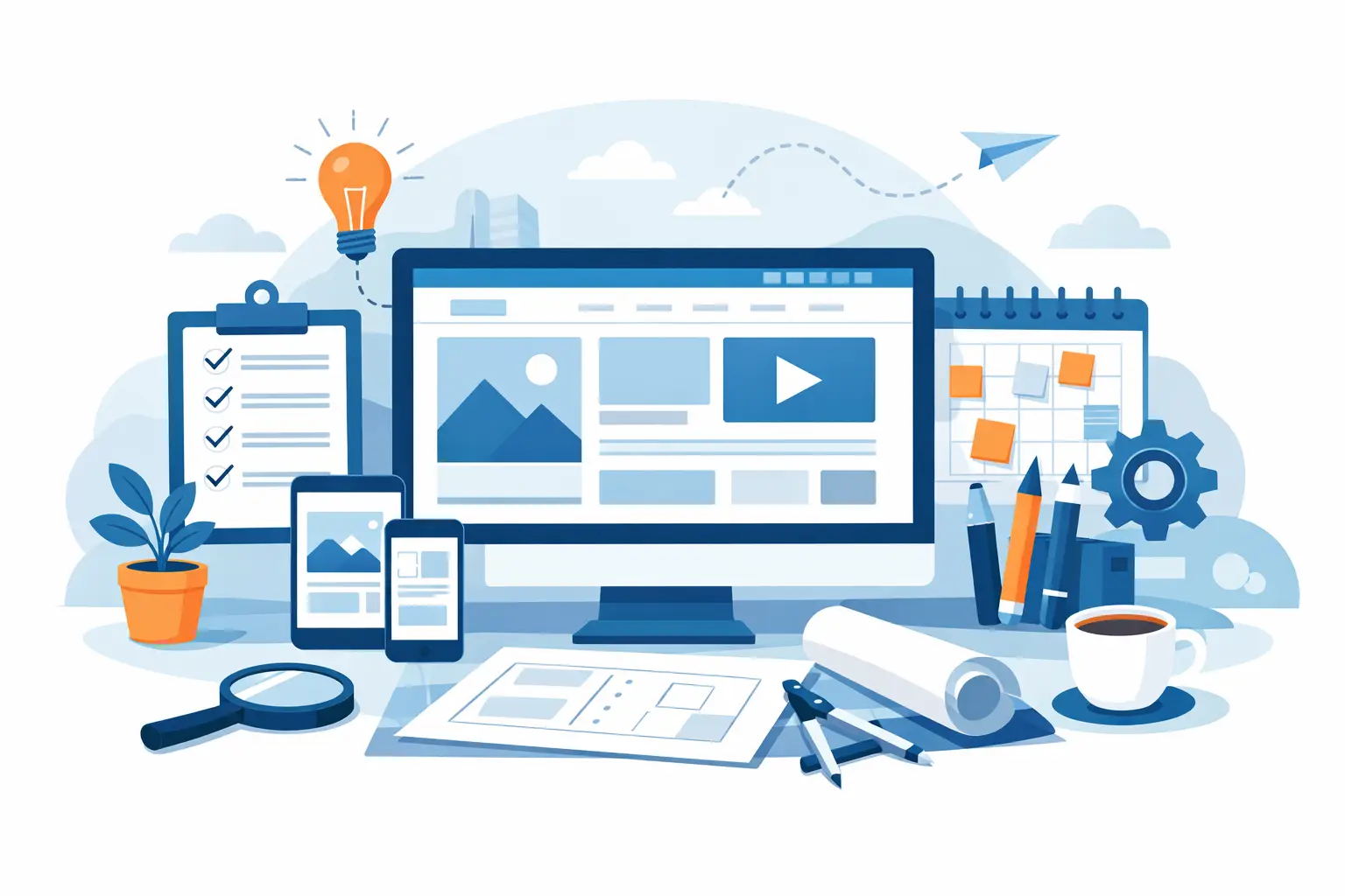 Webdesign für kleine Unternehmen richtig planen