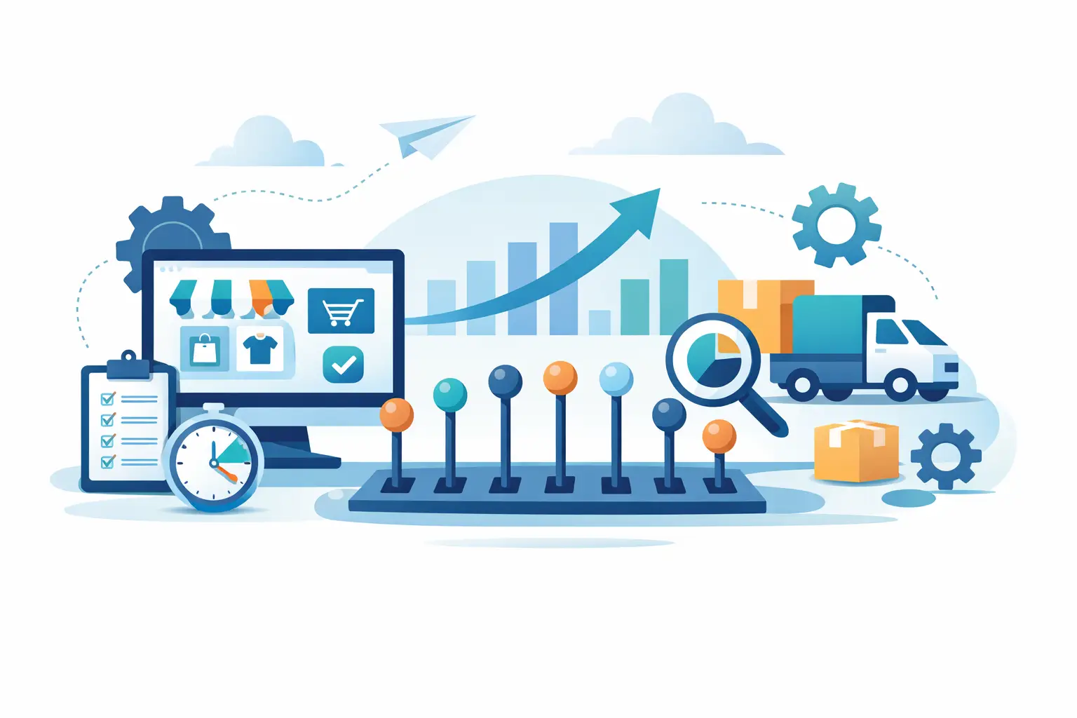 Prozesse im Webshop optimieren mit 7 Hebeln