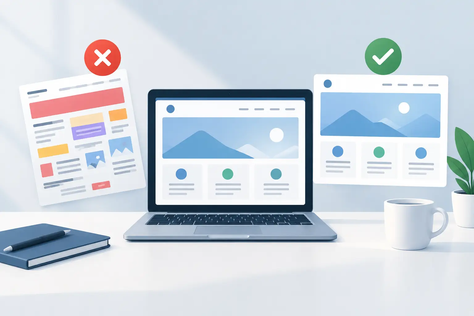 10 Wege, typische Webdesign Fehler zu vermeiden